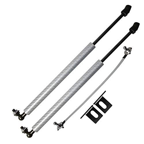 WRDD Amortiguadores de Gas para Citroen C4 C4L DS4 2010-2018 Auto Front Hood Bonnet Fibra De Carbono Gas Struts Levantamiento De Soporte Damper Damper Gas Shock Soporte ElevacióN Capó AutomóVil