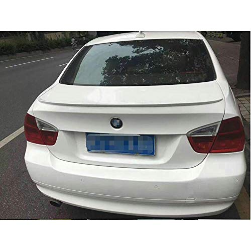 XBXDM Alerón Trasero De Color Abs, Alerón De Cubierta De Maletero para 3 Series 320I 325Li 328I E90 Spoiler 2006-2010, Blanco