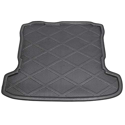 XIAOSHI Auto Alfombrillas Protectora Maletero Rear Trunk Boot Mats, para Mitsubishi Pajero Shogun Montero 2007-2017 Coche Impermeable Antideslizantes Interiores Accesorios, Caucho