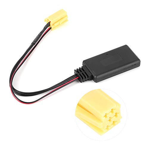 Yctze Adaptador de o Bluetooth de 6 pines Adaptador de o de 6 pines Conector de radio Bluetooth 5.0 apto para Alfa Romeo 159