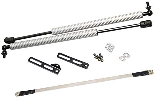 YOUYOUNX/Fit, FOR - Nissan / 370Z Fairlady Z Z34 2009-2020 Capó Delantero Capó Modify Gas Struts Carbon Fiber Amortiguador Lift Soportes Absorber-Silver_Carbon_Fiber