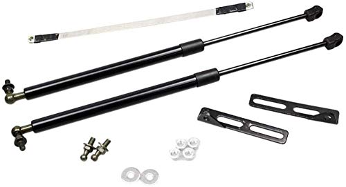 YOUYOUNX/Fit, FOR - Nissan / 370Z Fairlady Z Z34 2009-2020 Capó Delantero Modify Gas Struts Carbon Fiber Amortiguador Lift Soportes Absorber-Normal_Black