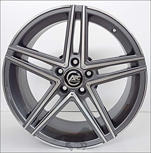 1 AC-515 Llantas de Aleación NAD 7.5 17 5X112 45 66,5 Compatible Con Audi A4 A3 A6 Q2 Hecho en Italia