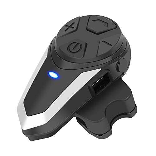 1X BT-S3 Intercomunicador de Moto, 1000 Auricular Casco Moto Bluetooth Manos Libres Intercom Comunicadores para Moto