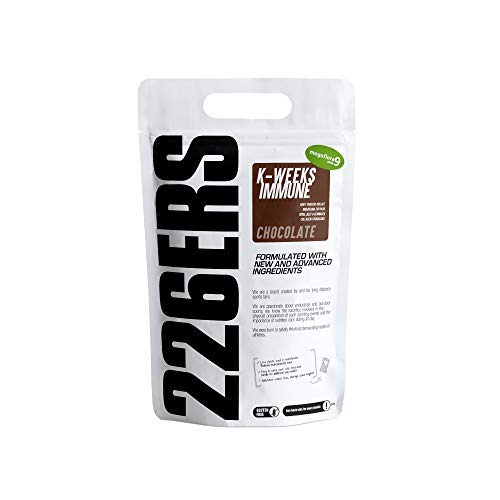 226ERS K-Weeks Immune, Fortalece el Sistema Inmune con Proteína Whey Aislada, Megaflora 9 EVO, Jalea Real y Vitamina B6, Chocolate - 1000 gr