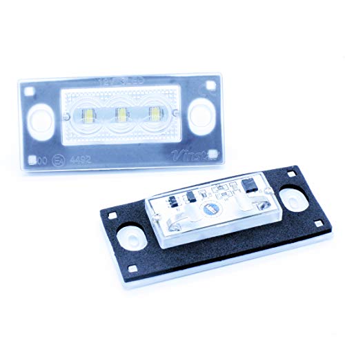 2x LUCES DE MATRICULA LED REEMPLAZO A3 8L A4 B5 AVANT FACELIFT CANBUS