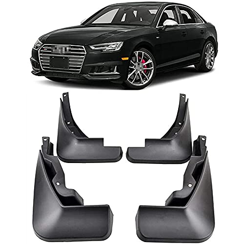 4 piezas de guardabarros de coche mejorados para Audi A4 B9 S-Line S4 Sedan 2016-2020,guardabarros delantero trasero,guardabarros de coche,accesorios para el cuerpo