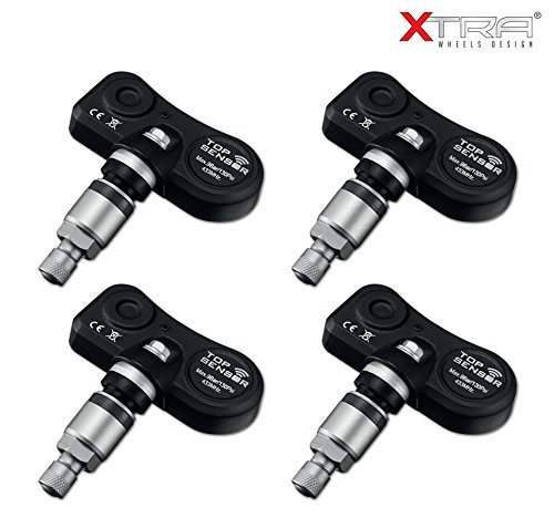 4 TPMS/TPMS Sensor para Audi RS6/RS6 Plus Tipo 4 F 2008 hasta 2010 con aluminio Válvula programar Número de Referencia 46618