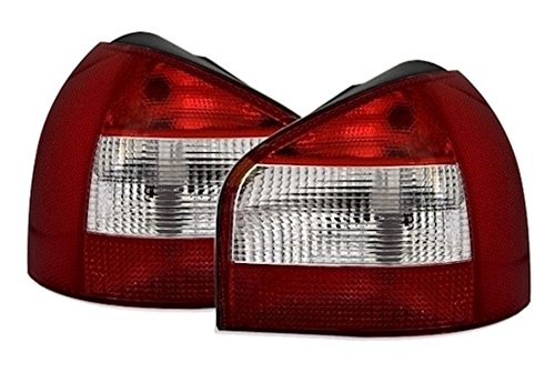 AD Tuning DEPO - Juego de faros traseros con aspecto Facelift, color rojo y blanco