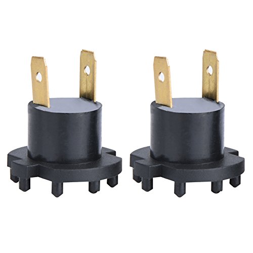 Adaptador Hembra de Faro, 2PCS Enchufe de Faro Antiniebla Enchufe de Conector de Portalámparas para 3 5 Aprilia B28V510A3