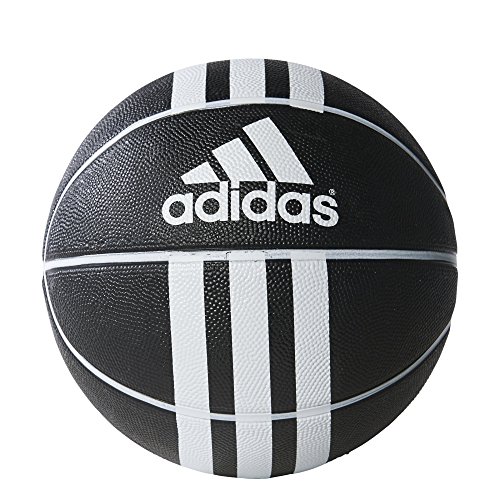 adidas 3S Rubber X Balón, Unisex, Negro/Blanco, Talla Única