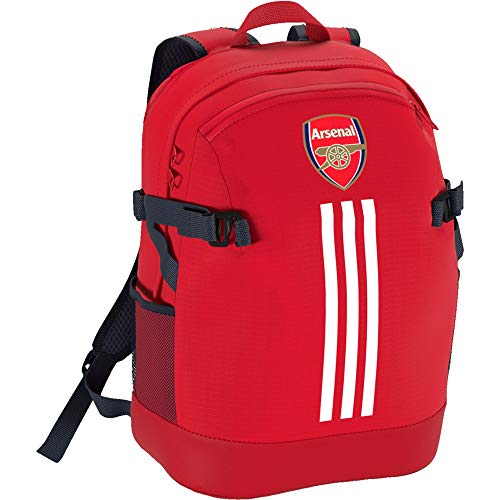 adidas Bolsa unisex de rendimiento Arsenal, color escarlata/azul marino/blanco, talla única