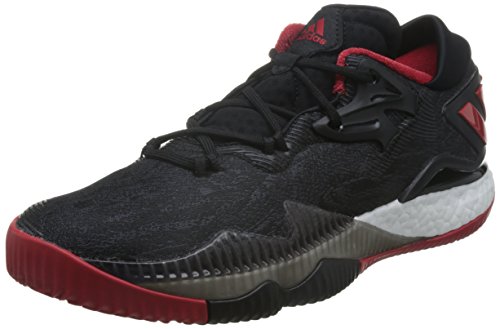 adidas Crazylight Boost Low 2016, Zapatillas de Baloncesto Hombre, Negro (Negbas/Escarl/Negbas), 49 1/3