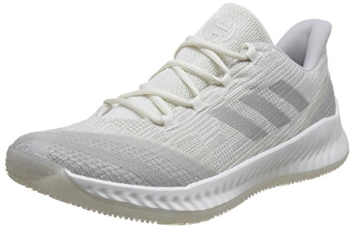 adidas Harden B/e 2, Zapatos de Baloncesto Hombre, Blanco (Clowhi/Silvmt/Greone Clowhi/Silvmt/Greone), 44 2/3 EU