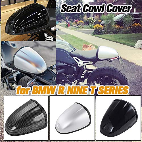 AHOLAA R9T Asient Trasero asiento Carenado para Motocicleta ，Cubierta trasera para asiento trasero de motocicleta para BMW R NINE T RNINET 2014-2020 (Plata)