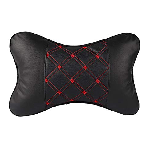 Almohada para el Cuello del automóvil Cojín de Descanso para el Cuello de la Cabeza Auto Transpirable, Auto Relax Neck Support Headrest Almohadas Suaves para Viaje Asiento de Coche y hogar