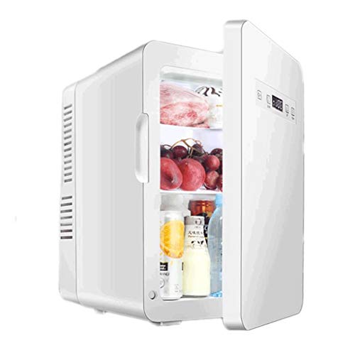 Alquiler de refrigeración 22L Compresor Mini refrigerador pequeño Dormitorio con pequeño Mini refrigerador Autocaravana Doble propósito Hermoso (Color : A, Size : 22L)
