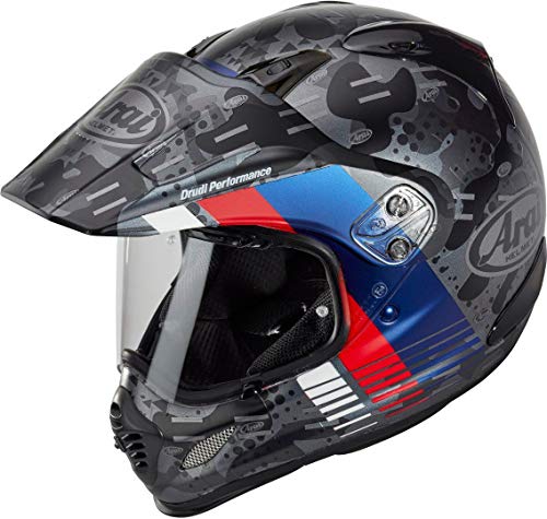 Arai Tour-X4 Cover - Casco de motocross, color gris y azul XS (53/54)