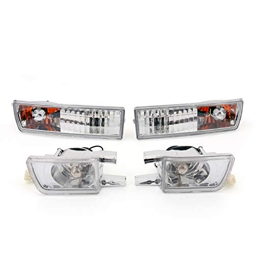 Areyourshop - Luz del extremo del parachoques delantero y luz antiniebla para Golf Jetta MK3 1993-1998