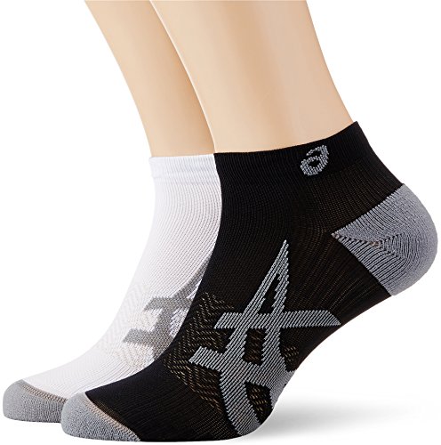 Asics 130888 - Calcetines para hombre, color Multicolor (Real White), talla Medium, Pack de 2