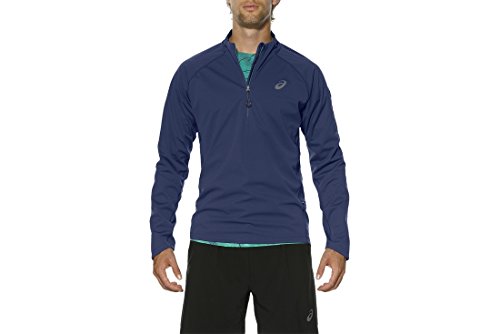 ASICS Fujitrail LS 1/2 Zip 130308-8133 Sudadera, Morado (Purple 130308/8133), Small para Hombre