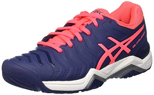 Asics Gel-Challenger 11, Zapatillas de Deporte Mujer, Azul (Indigo Blue/Diva Pink/Silver), 37 EU