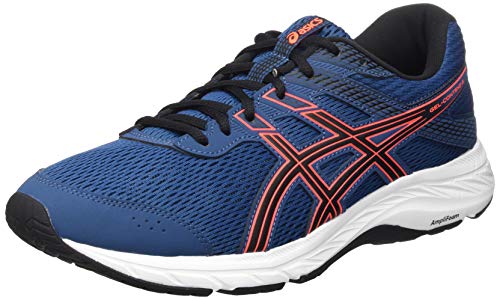 ASICS Gel-Contend 6, Sneaker Hombre, Mako Blue Sunrise Red, 44.5 EU