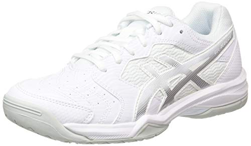 Asics Gel-Dedicate 6, Tennis Shoe Mujer, White/Silver, 37 EU