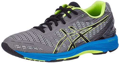 Asics Gel-Ds Trainer 22, Zapatillas de Running para Hombre, Gris (Carbon / Black / Safety Yellow), 47 EU