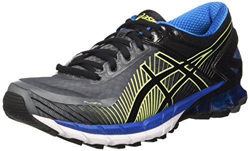 Asics Gel-Kinsei 6, Zapatillas de Entrenamiento Hombre, Gris (Carbon / Black / Electric Blue), 49 EU