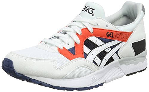 Asics Gel-Lyte V, Zapatillas de Correr Hombre, Blanco (White/White 0101), 42 EU