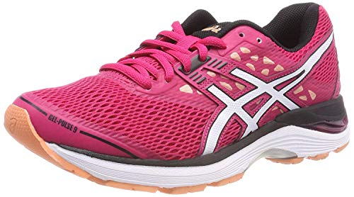 Asics Gel-Pulse 9, Zapatillas de Running Mujer, Rosa (Bright Rose/White/Black 2101), 37.5 EU