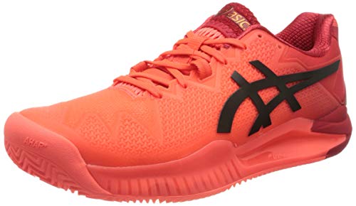 ASICS Gel-Resolution 8 Clay Tokyo, Zapatillas de Tenis Hombre, Rouge Vif Noir, 41.5 EU