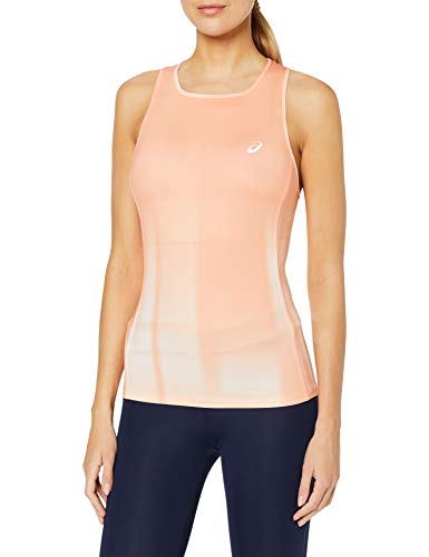 ASICS GPX - Camiseta de Tirantes para Mujer, Mujer, 154418-1251-M, Naranja, Medium