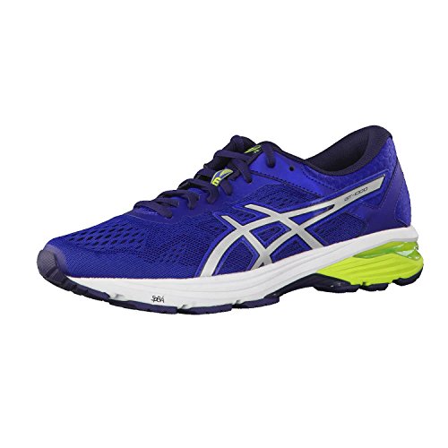 Asics GT-1000 6 (T7A4N)- Zapatillas de deporte para hombre, Azul (Limoges/Silver/Peacoat), 41.5 EU