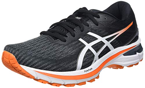 Asics GT-2000 9, Road Running Shoe Hombre, Black/White, 42.5 EU