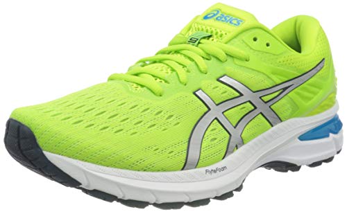 Asics GT-2000 9, Road Running Shoe Hombre, Hazard Green/Pure Silver, 41.5 EU