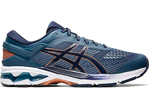 Asics - Zapatillas de correr Gel-Kayano 26 para hombre Azul Size: 10.5 UK X-Wide