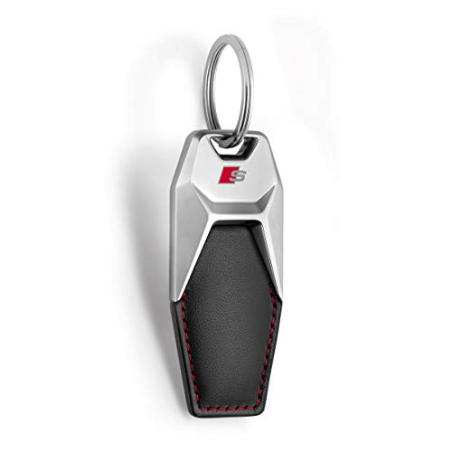 Audi 3181900700 Llavero S-Line metal piel colgante Keyring