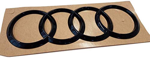 Audi 8V7071802 Anillos Emblema Negro Tuning Exclusive Black Edition para Q3 (tipo F3) Sportback