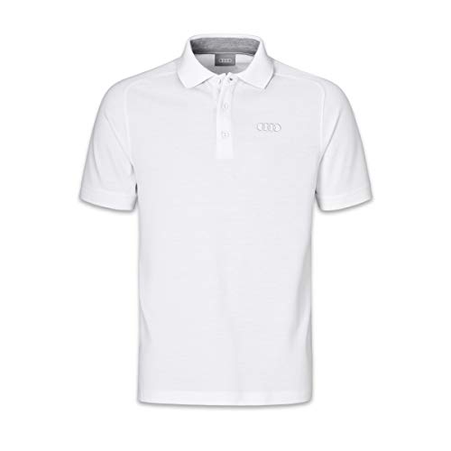 Audi collection 313170092 - Polo para Hombre, Color Blanco, XXL