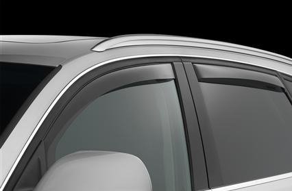 Audi Q7 Q7 Q 7 deflectores de Viento Sol Viseras Lluvia Guardia Moldura Exterior Cover Set 2011 2012 2013 2014 2015