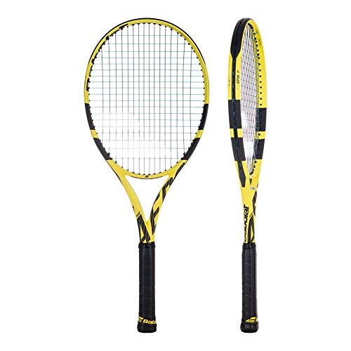 BABOLAT Pure Aero Tour Strung NC Raqueta, Adultos Unisex, Jaune Noir (Multicolor), 4