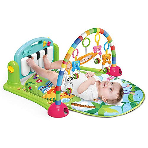 Baby Fitness Matte, Baby Fitness Juguete, Piano Juguete, padres de la experiencia infantil, Baby cognición, Color Detección de animales, recién nacidos 6 – 36 meses