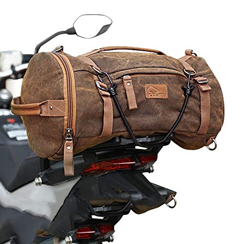 Bolsa Sillin 35L para Royal Enfield Classic 500 marrón