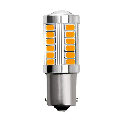 Bombilla de Faro para Motocicletas 12V 5630 SMD Blanco Faros Lámparas Luz de Giro, Luz de Freno, Luz Trasera, Luz de Posición Lateral, Luz de Estacionamiento, Luz de Marcha Atrás (ROJO 1156)