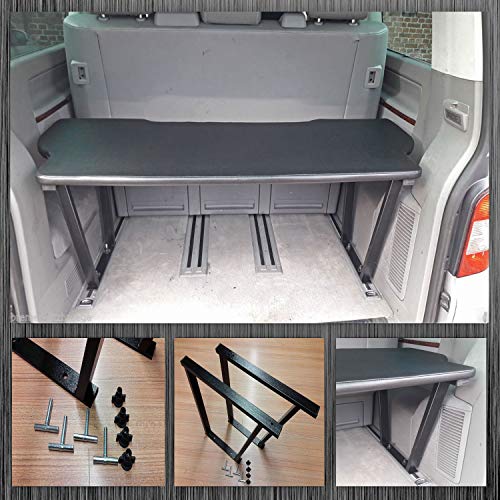 BREMER SITZBEZÜGE Extensión de cama Multiflexboard compatible con VW T5 & T6 Multivan D01