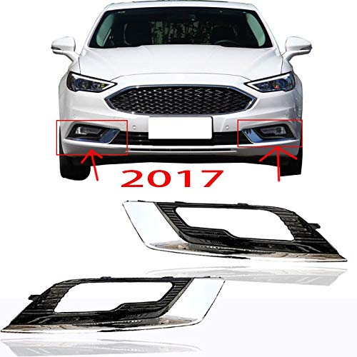 Bumper Foglight Grille Fit For El Ford Mondeo 2017-2018 De Faros Antiniebla Marcos De Faros Antiniebla Bisel Niebla Cubre La Lámpara De Luz, La Luz De Niebla Pegatina (Color : Right)