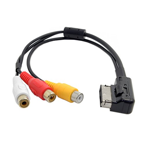 Cablecc AMI MMI a 3 RCA Cable de audio y vídeo hembra para Audi A1 A7 A8 VW Car