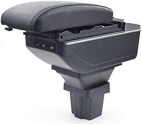 Caja de reposabrazos de Coche, para Accesorios de Chevrolet Trax reposabrazos de Coche Caja de Almacenamiento de Interfaz USB Consola Central de Cuero decoración de reposabrazos Coche